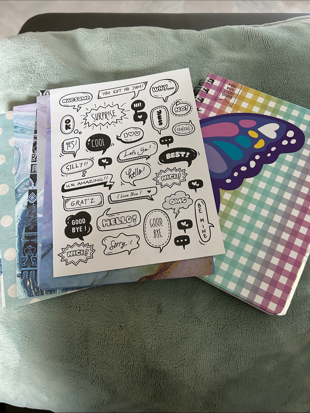 NWOT Monthly Planner and craft pages set.